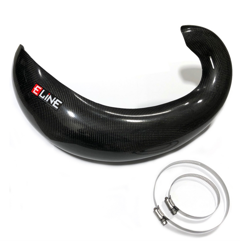 E Line Two-Stroke Carbon Pipe Guard for Sherco.